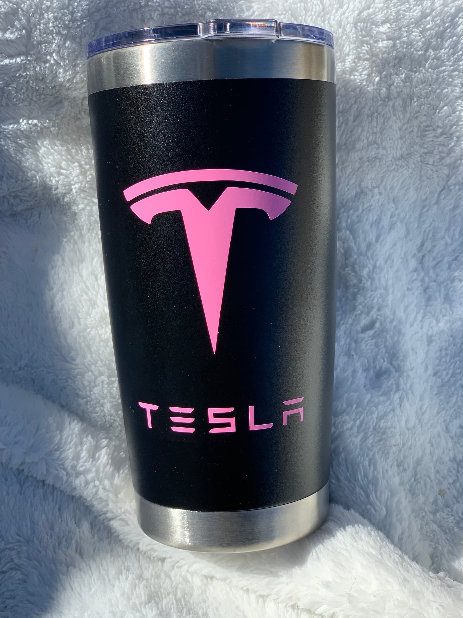 30oz Tesla Tumbler Personalized Tesla Insulated Tumbler Tesla Cups Tesla  Gifts White Black Blue Pink Red or Gray Personalized Gift 
